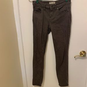 Madewell Charcoal Grey Skinny Jeans